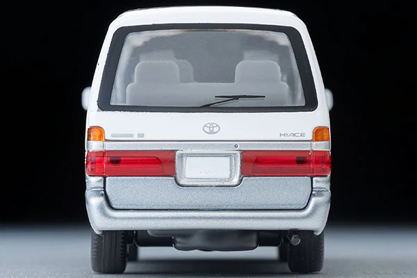 TOMYTEC TLVN 1/64 Toyota Hiace Wagon Super Custom G (White/Silver) 2001  LV-N216d - Image 2