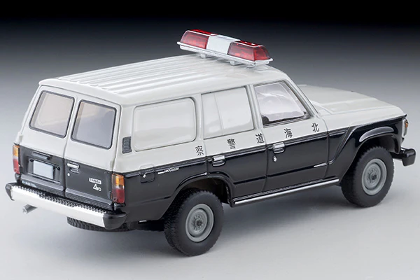 PREORDER TOMYTEC TLVN 1/64 Toyota Land Cruiser 60 Patrol Car (Hokkaido Police) LV-N371a (Approx. Release Date : JULY 2026 subject to manufacturer's final decision) - Image 2