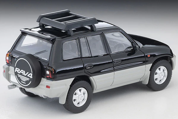 PREORDER TOMYTEC TLVN 1/64 Toyota RAV4J V Extra Two-Tone Package (Black/Silver) 1996 LV-N354e (Approx. Release Date : MAY 2026 subject to manufacturer's final decision) - Image 2