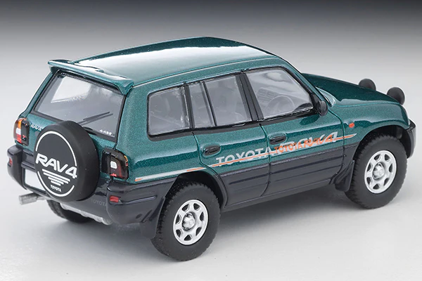 PREORDER TOMYTEC TLVN 1/64 Toyota RAV4J V (green/gray) 1995 LV-N354d (Approx. Release Date : MAY 2026 subject to manufacturer's final decision) - Image 2