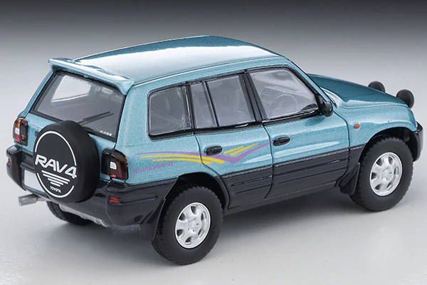 TOMYTEC TLVN 1/64 Toyota RAV4L V (light blue/gray) 1995 LV-N354b - Image 2