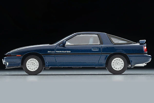 TOMYTEC TLVN 1/64 Toyota Supra 2.0 GT Twin Turbo (Navy Blue) 1987 LV-N106f - Image 4