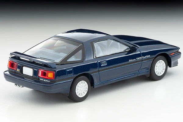 TOMYTEC TLVN 1/64 Toyota Supra 2.0 GT Twin Turbo (Navy Blue) 1987 LV-N106f - Image 5