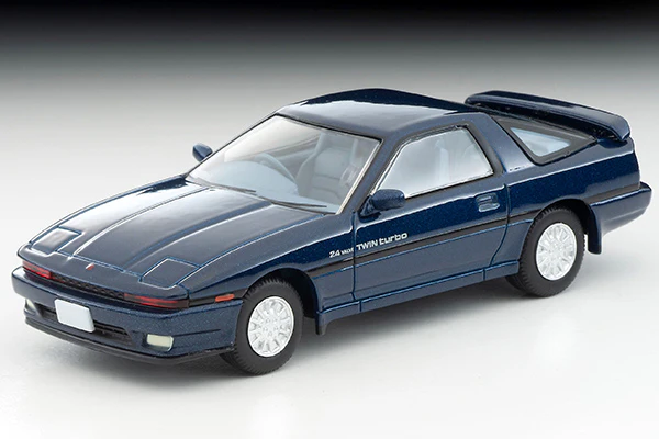 TOMYTEC TLVN 1/64 Toyota Supra 2.0 GT Twin Turbo (Navy Blue) 1987 LV-N106f - Image 6