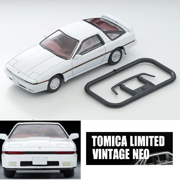 TOMYTEC TLVN 1/64 Toyota Supra 3.0 GT Turbo (white) 1986 LV-N106e - Image 3