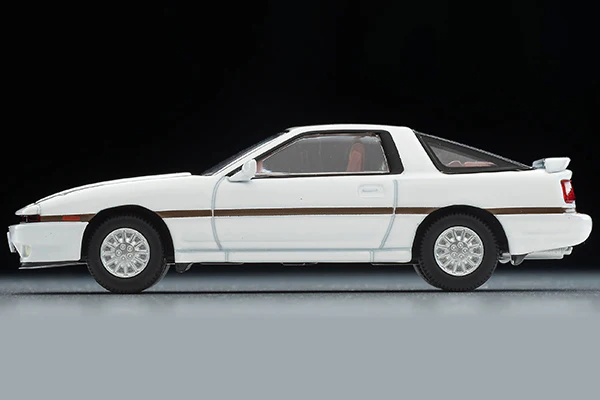 TOMYTEC TLVN 1/64 Toyota Supra 3.0 GT Turbo (white) 1986 LV-N106e - Image 5