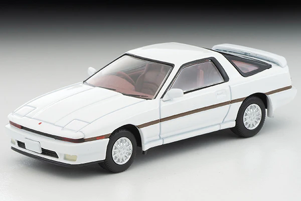 TOMYTEC TLVN 1/64 Toyota Supra 3.0 GT Turbo (white) 1986 LV-N106e - Image 7