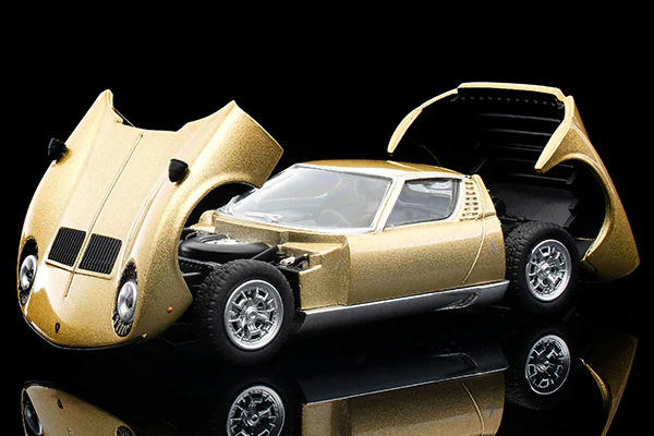 TOMYTEC TLVN 1/64 LV Lamborghini Miura S Gold - Image 6