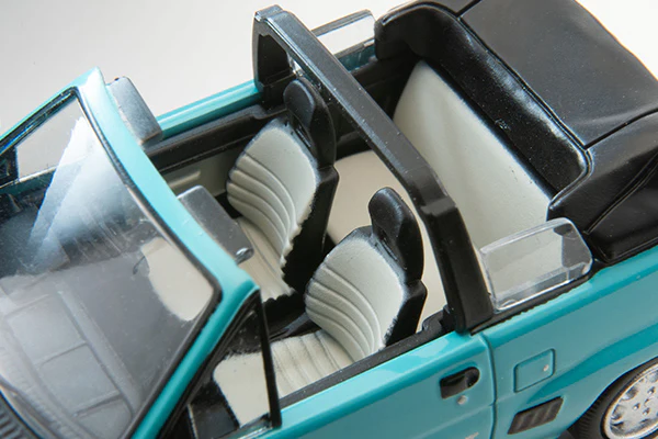 TOMYTEC Tomica Limited Vintage Neo 1/64 Honda City Cabriolet (light blue) 1984 LV-N262a - Image 2