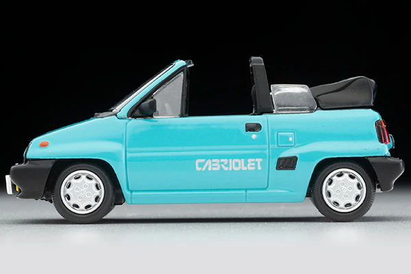 TOMYTEC Tomica Limited Vintage Neo 1/64 Honda City Cabriolet (light blue) 1984 LV-N262a - Image 3