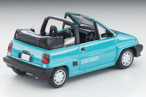 TOMYTEC Tomica Limited Vintage Neo 1/64 Honda City Cabriolet (light blue) 1984 LV-N262a - Image 4