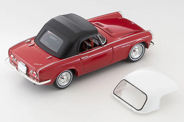 TOMYTEC Tomica Limited Vintage 1/64 Honda S600 Closed Top (Red) LV-199b - Image 2