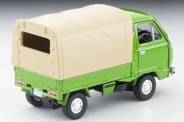 TOMYTEC Tomica Limited Vintage Neo 1/64 Honda TN-V Super Deluxe (green) with figure LV-N15c - Image 3