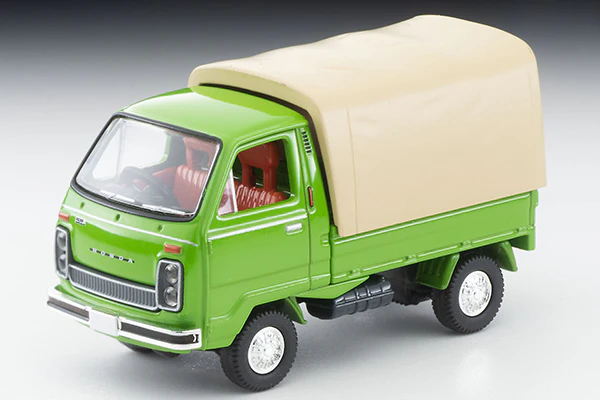 TOMYTEC Tomica Limited Vintage Neo 1/64 Honda TN-V Super Deluxe (green) with figure LV-N15c - Image 4