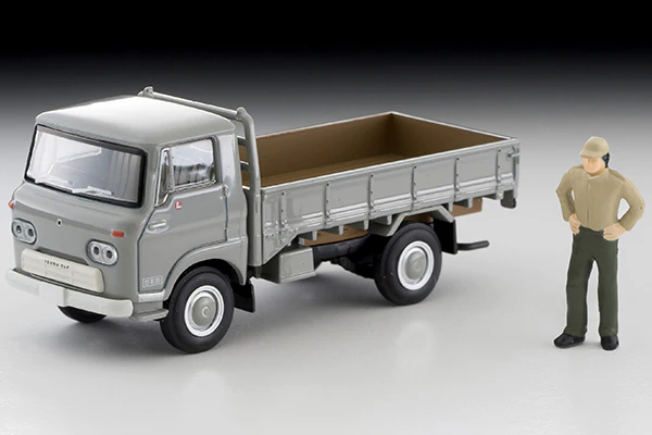 Tomytec Tomica Limited Vintage 1/64 Isuzu Elf High Platform Cargo 1966 Grey LV-191a - Image 4