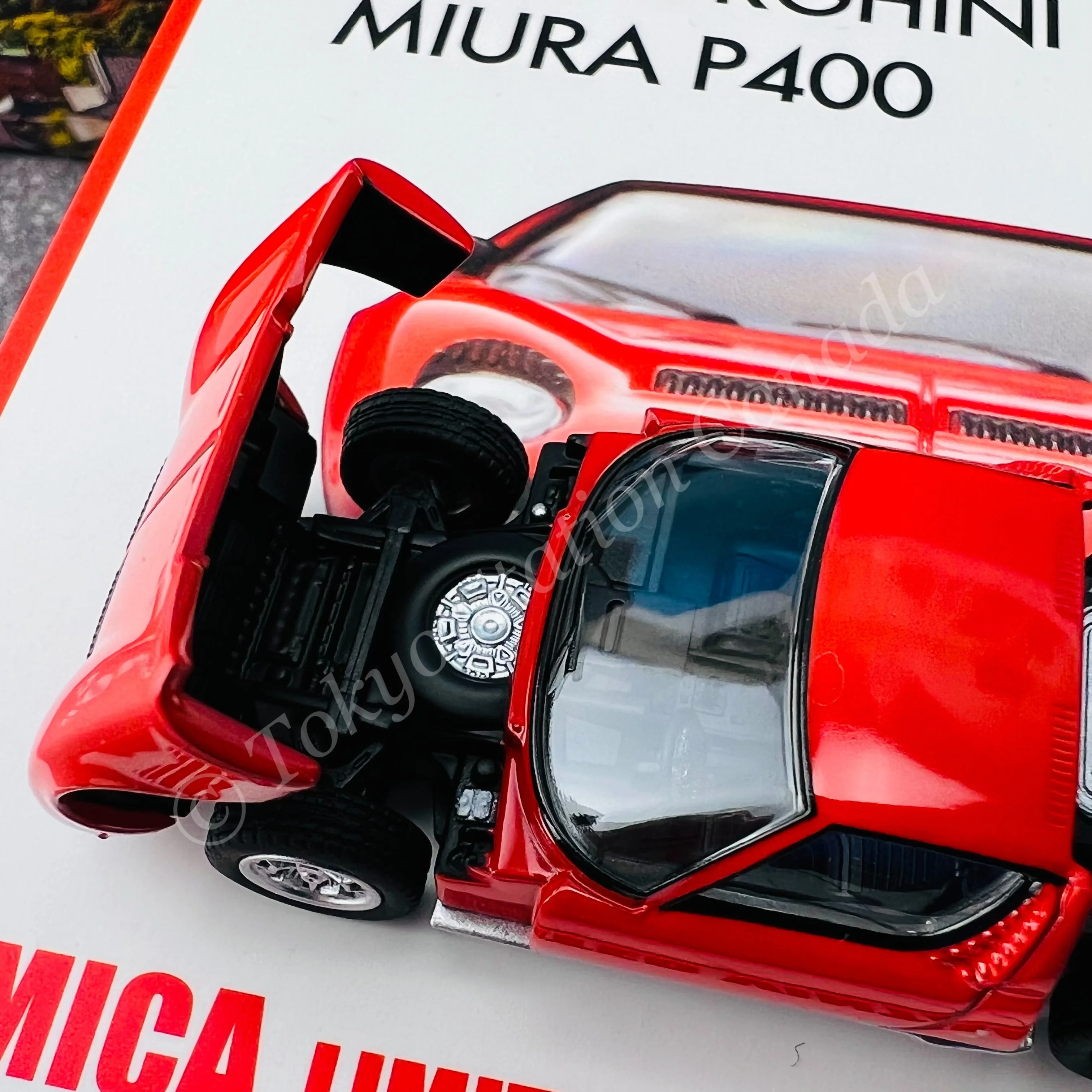 TOMYTEC Tomica Limited Vintage 1/64 LV Lamborghini Miura SV (Red) - Image 6