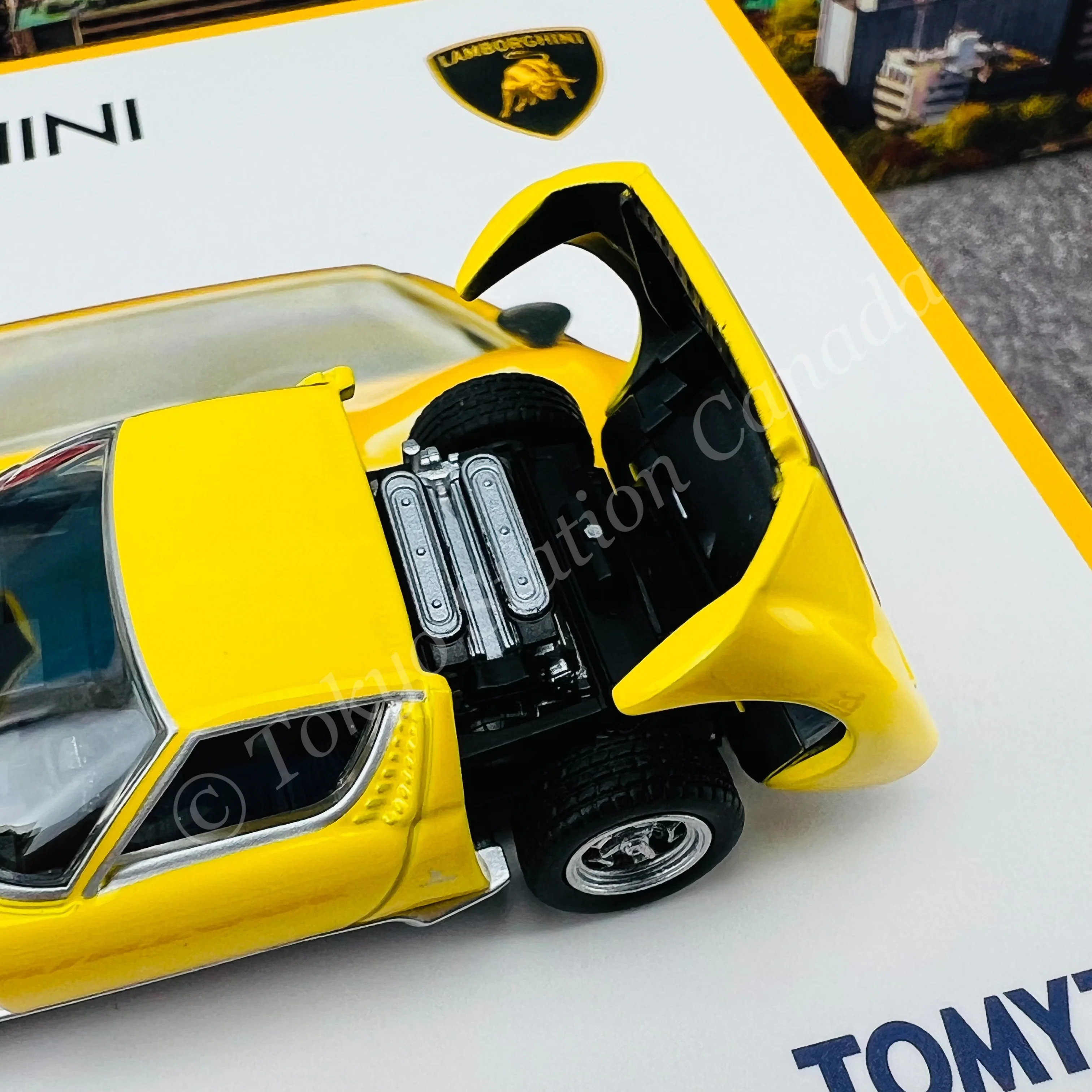 TOMYTEC Tomica Limited Vintage 1/64 LV Lamborghini Miura SV (Yellow) - Image 4