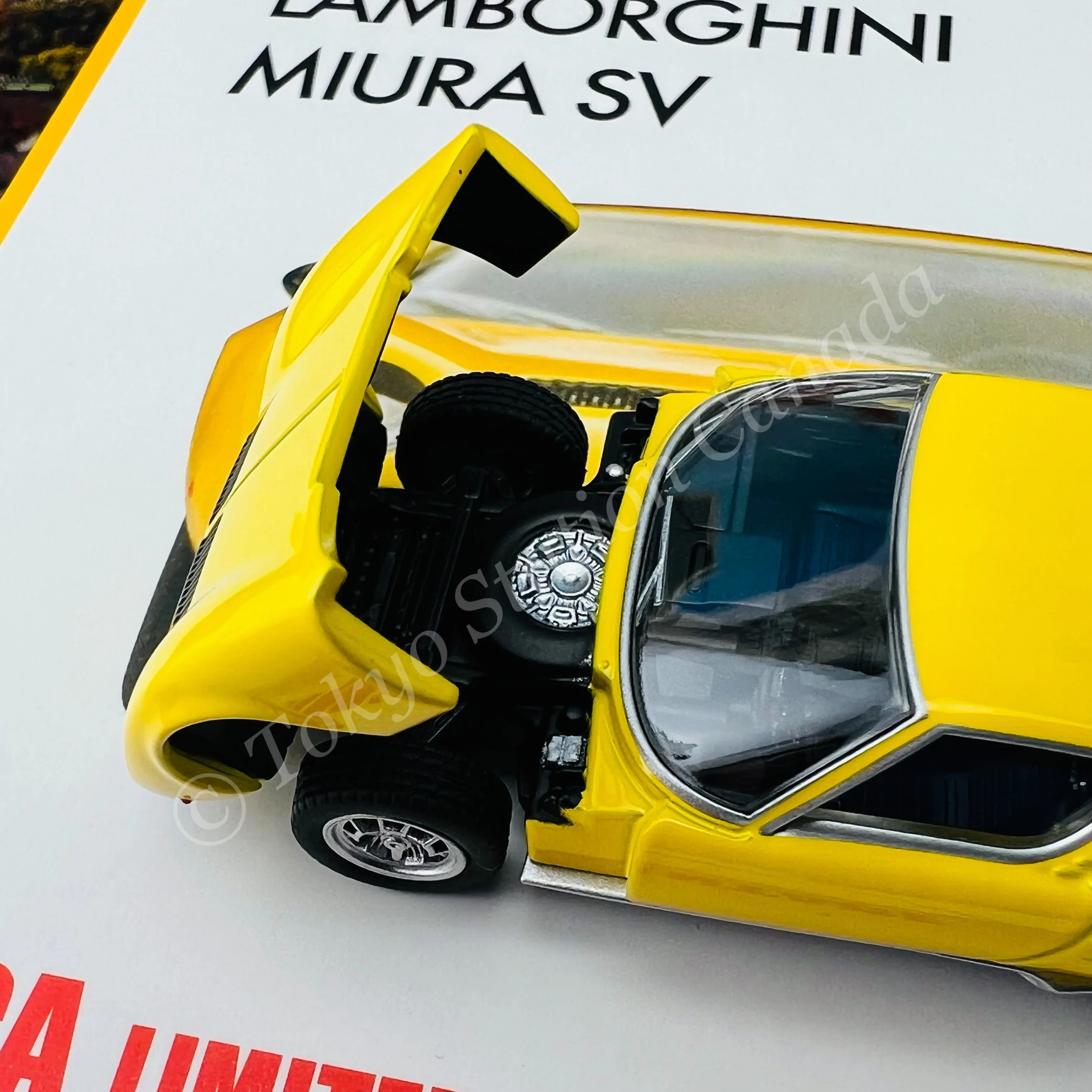 TOMYTEC Tomica Limited Vintage 1/64 LV Lamborghini Miura SV (Yellow) - Image 5