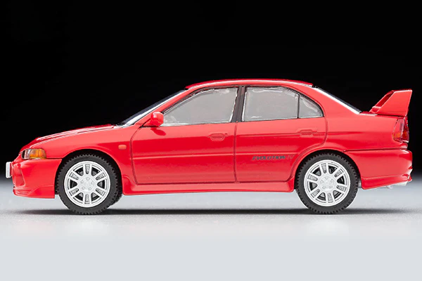 TOMYTEC Tomica Limited Vintage Neo 1/64 Mitsubishi Lancer GSR Evolution IV (Red) LV-N186d - Image 2