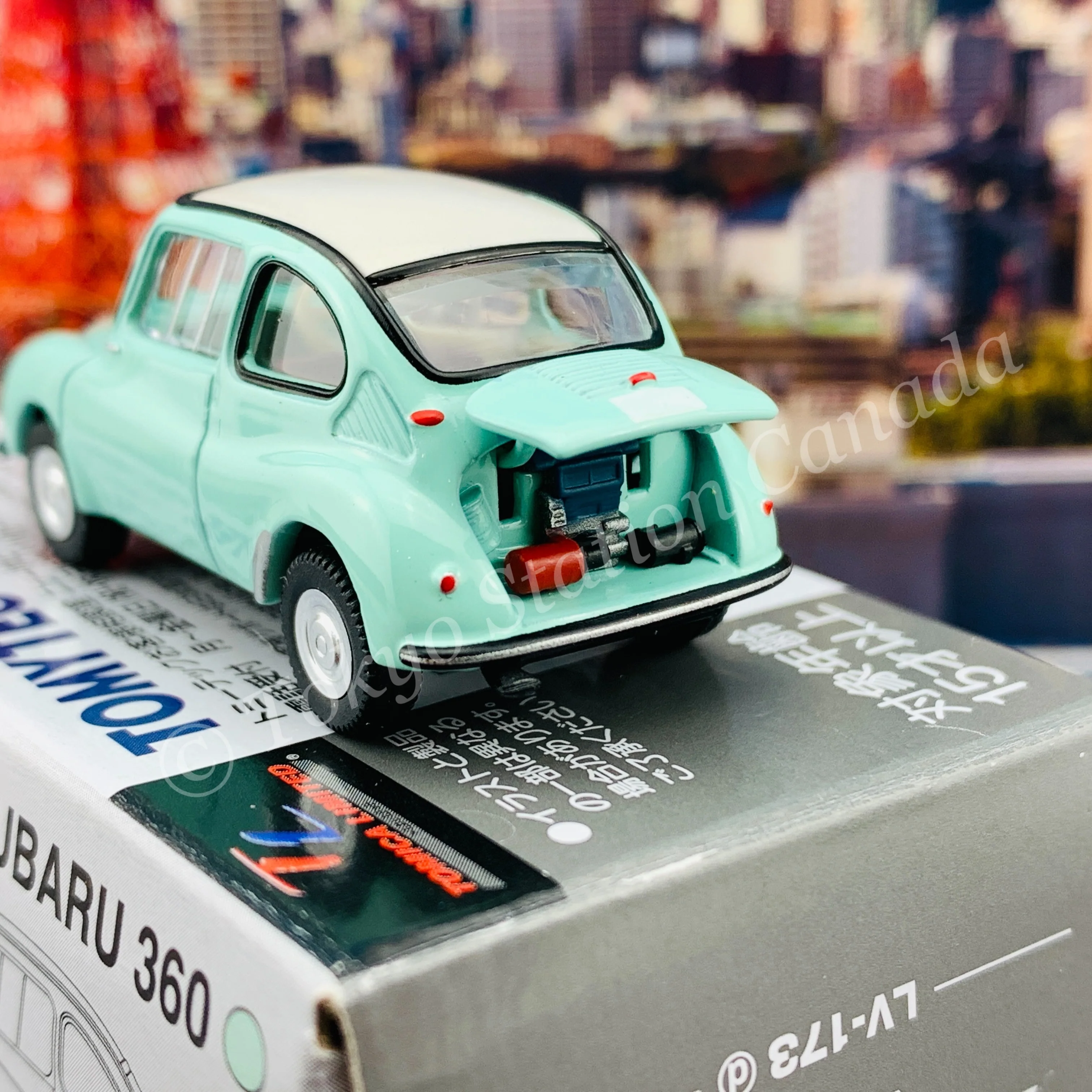 Tomytec Tomica Limited Vintage 1/64 Subaru 360 (Light Green) 1961 model LV-173d - Image 6