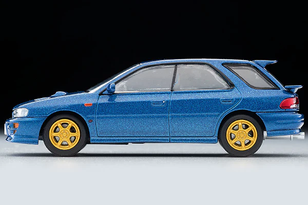 TOMYTEC Tomica Limited Vintage Neo 1/64 Subaru Impreza Pure Sports Wagon WRX STi Ver.VI Limited (Blue) 1999 LV-N274a - Image 5