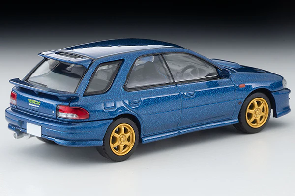 TOMYTEC Tomica Limited Vintage Neo 1/64 Subaru Impreza Pure Sports Wagon WRX STi Ver.VI Limited (Blue) 1999 LV-N274a - Image 6