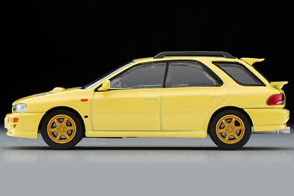 TOMYTEC Tomica Limited Vintage Neo 1/64 Subaru Impreza Pure Sports Wagon WRX STi Ver.VI Limited (Yellow) 1999 LV-N274b - Image 4