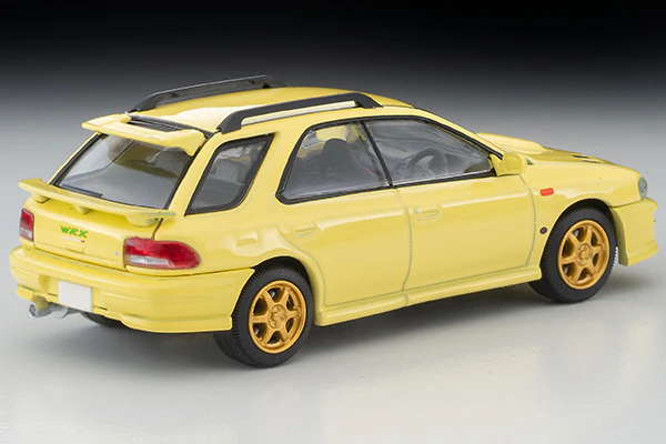 TOMYTEC Tomica Limited Vintage Neo 1/64 Subaru Impreza Pure Sports Wagon WRX STi Ver.VI Limited (Yellow) 1999 LV-N274b - Image 5