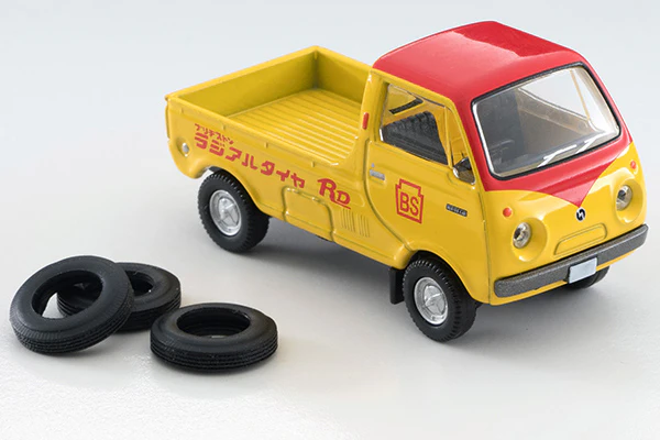 Tomytec Tomica Limited Vintage Mazda Porter Cab one side open Bridgestone LV-185c - Image 5