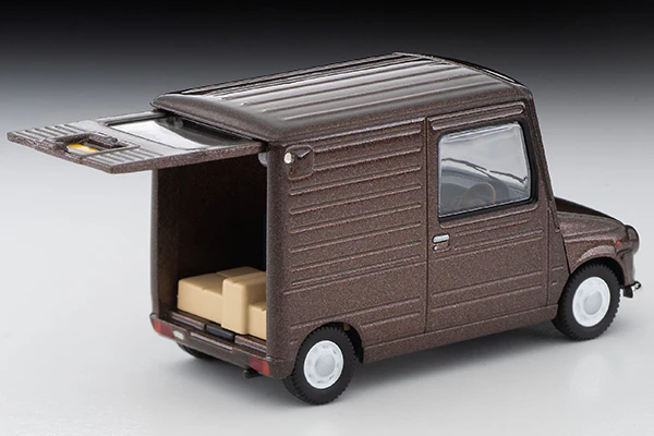 TOMYTEC Tomica Limited Vintage Neo 1/64 Daihatsu Mira walk-through Van custom specification Brown LV-N283a - Image 3