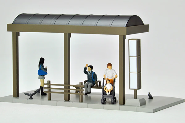 Tomytec 1/64 Diocolle 64 #05a Bus Stop 4543736312369 - Image 7