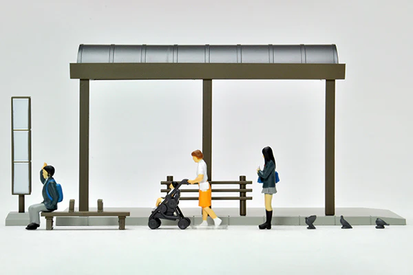 Tomytec 1/64 Diocolle 64 #05a Bus Stop 4543736312369 - Image 8