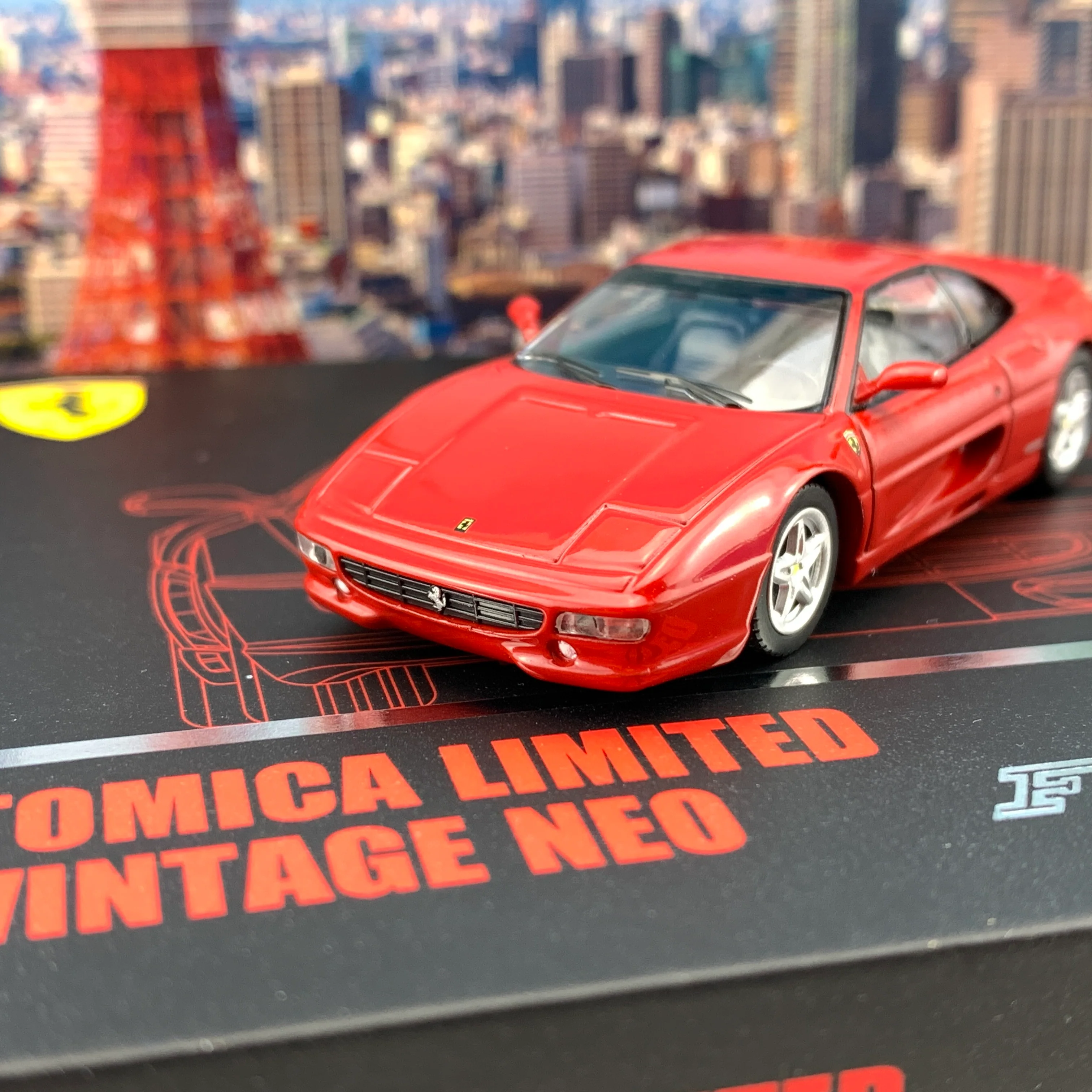 Tomytec Tomica Limited Vintage Neo 1/64 Ferrari F355 Berlinetta (RED) - Image 3