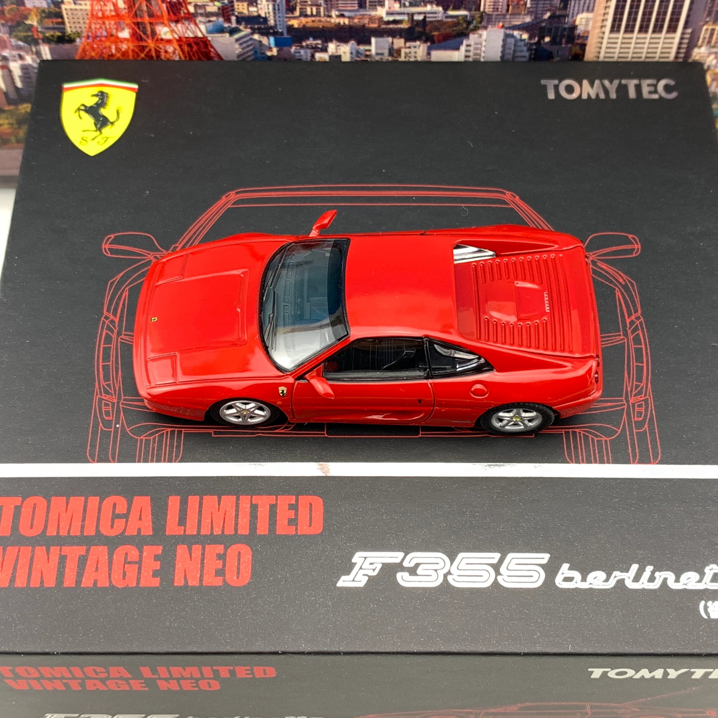 Tomytec Tomica Limited Vintage Neo 1/64 Ferrari F355 Berlinetta (RED) - Image 6