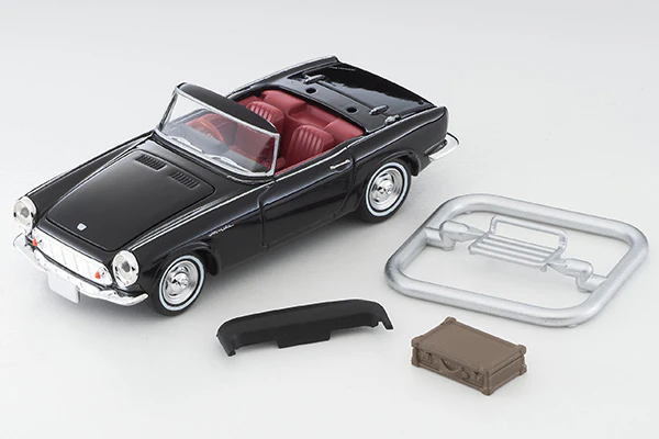TOMYTEC Tomica Limited Vintage Neo 1/64 Honda S600 Open Top (Black) LV-199c - Image 2