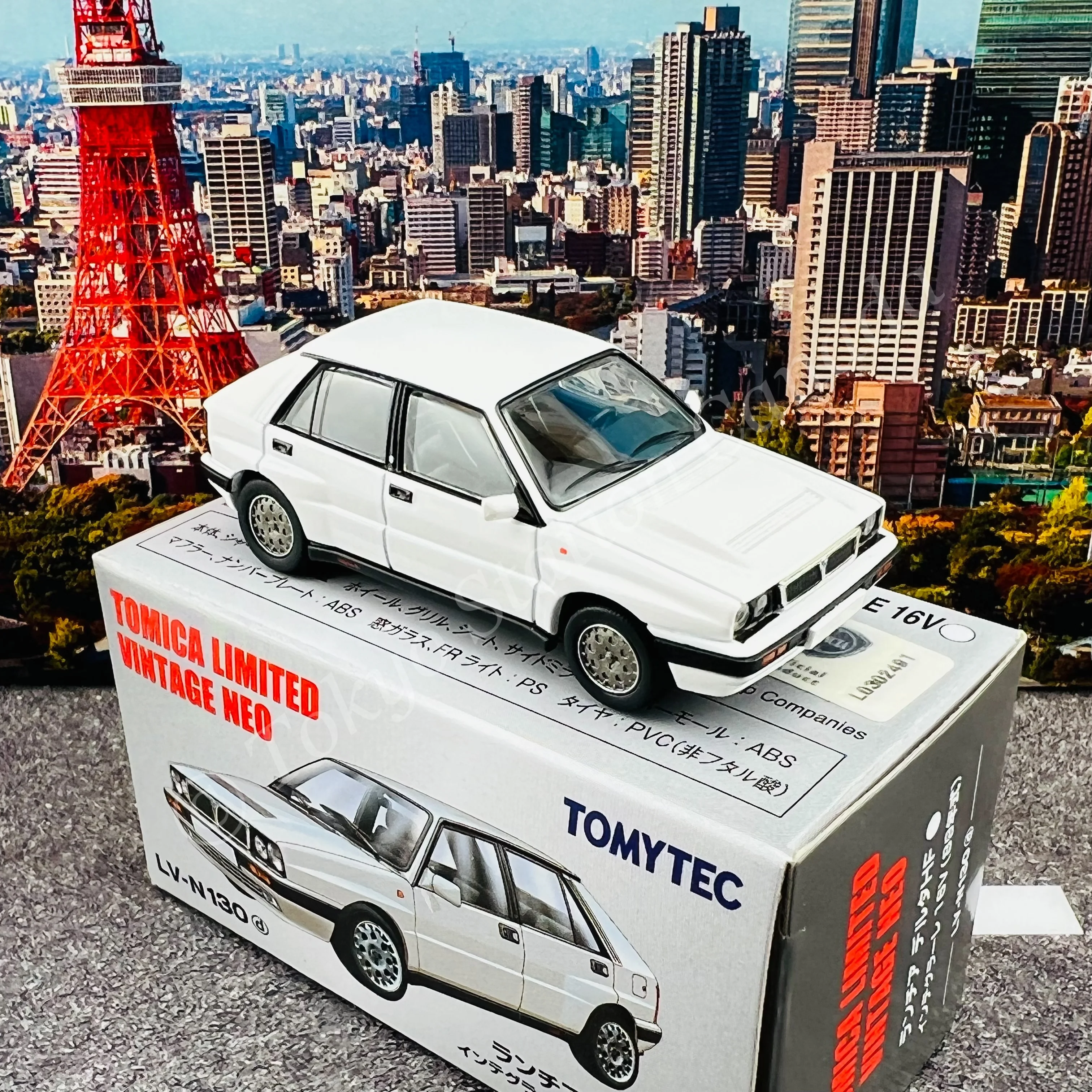 TOMYTEC Tomica Limited Vintage NEO 1/64 Lancia Delta HF Integrale 16V (white) LV-N130d - Image 4