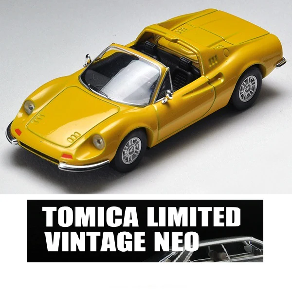 TOMYTEC Tomica Limited Vintage NEO 1/64 LV Dino 246 GTS Yellow - Image 7