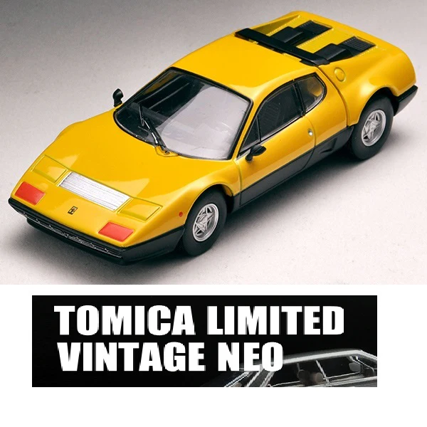 TOMYTEC Tomica Limited Vintage NEO 1/64 LV-N Ferrari 512 BB Yellow / Black 4543736320050 - Image 6