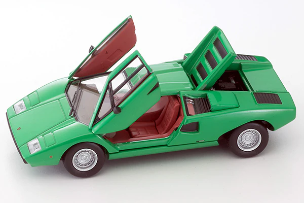 TOMYTEC Tomica Limited Vintage Neo 1/64 LV-N Lamborghini Countach LP400 Green - Image 2