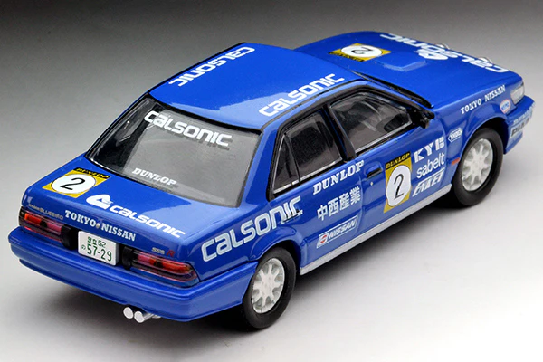 Tomytec Tomica Limited Vintage Neo 1/64 Nissan Bluebird SSS-R Calsonic #2 1989 LV-N185c - Image 6