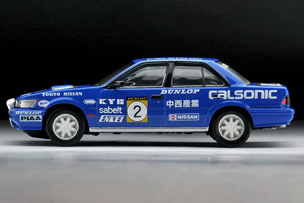 Tomytec Tomica Limited Vintage Neo 1/64 Nissan Bluebird SSS-R Calsonic #2 1989 LV-N185c - Image 9