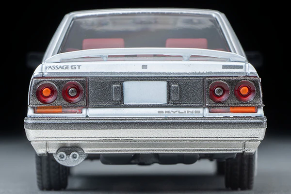 TOMYTEC Tomica Limited Vintage Neo 1/64 Nissan Skyline 4-door HT GT Passage Twin Cam 24V (White/Beige) 1986 LV-N282a - Image 2