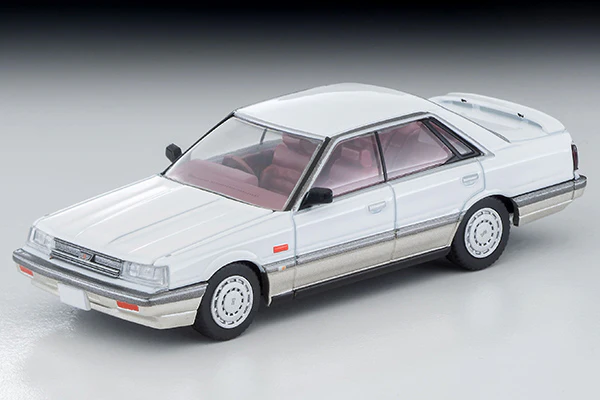 TOMYTEC Tomica Limited Vintage Neo 1/64 Nissan Skyline 4-door HT GT Passage Twin Cam 24V (White/Beige) 1986 LV-N282a - Image 6