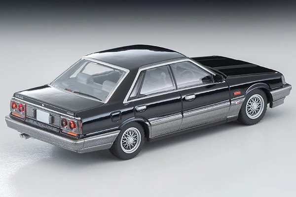 TOMYTEC Tomica Limited Vintage Neo 1/64 NISSAN SKYLINE 4 DOOR HT GTS TWINCAM 24V (BLACK/SILVER) 1986 LV-N282b - Image 5