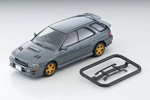 TOMYTEC Tomica Limited Vintage Neo 1/64 Subaru Impreza Pure Sports Wagon WRX STi Version V (Gray) 1998 LV-N281b - Image 4