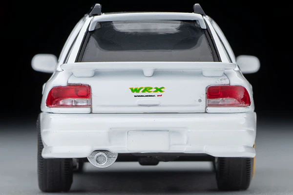 TOMYTEC Tomica Limited Vintage Neo 1/64 Subaru Impreza Pure Sports Wagon WRX STi Version V (WHITE) 1998 LV-N281a - Image 5