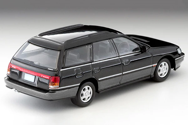 Tomytec Tomica Limited Vintage Neo 1/64 Subaru Legacy Touring Wagon GT Black/Grey LV-N201b - Image 6