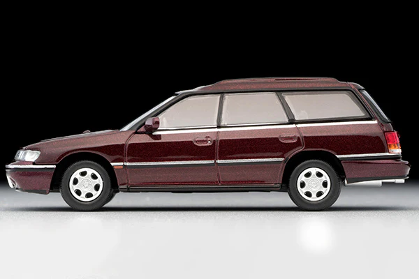 Tomytec Tomica Limited Vintage Neo 1/64 Subaru Legacy Touring Wagon GT Dark Red LV-N201a - Image 7