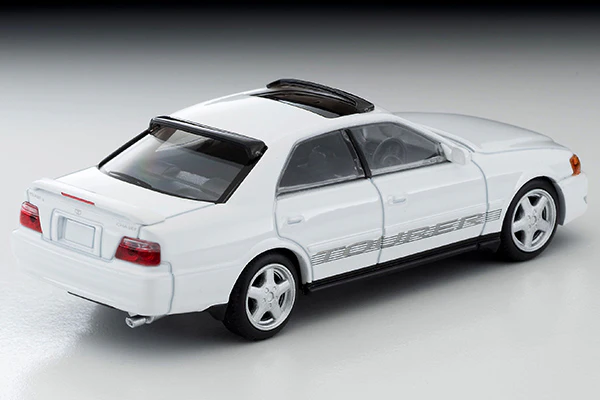 TOMYTEC Tomica Limited Vintage Neo 1/64 Toyota Chaser 2.5 Tourer S (white) 1998 model LV-N224c - Image 3