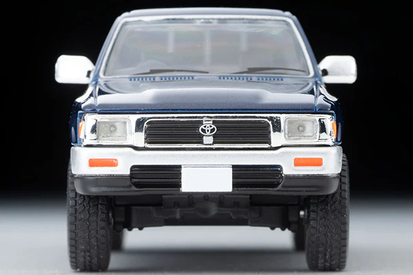 TOMYTEC Tomica Limited Vintage NEO 1/64 Toyota Hilux 4WD Pickup Double Cab SSR (Navy Blue) 1995 Model LV-N255a - Image 4